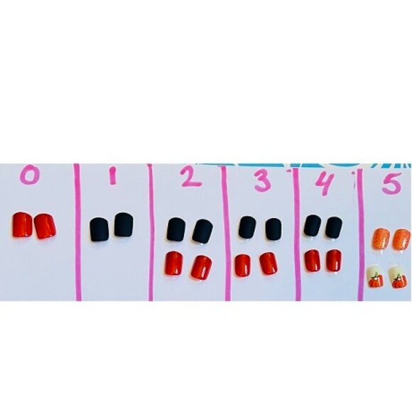 mix of Halloween nails - 126 nails total (pics of all nails in listing) - Picture 6 of 7